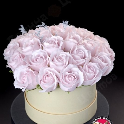 Розы из мыла